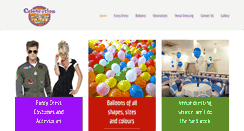 Desktop Screenshot of celebrationpartyshop.co.uk